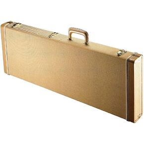 Gator Cases Deluxe Wood Standard Fits Fender Stratocaster/Telecaster Electric Guitar Case (GW TW)