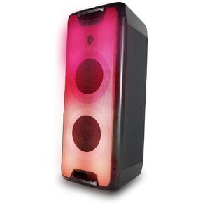 مكبر صوت محمول للحفلات من جيميني GLS-550 - قوة عالية 800 وات، تأثيرات إضاءة LED، بث بلوتوث من فئة هاي فاي، بطارية طويلة الأمد، تتضمن ميكروفون وجهاز تحكم عن بعد in Kuwait