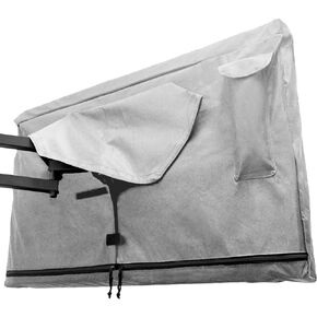 Bozzcovers Outdoor TV Cover 70-75 inch - with Zipper, Weatherproof, Waterproof 360 Degrees Protection, Soft Non Scratch Interior - Gray