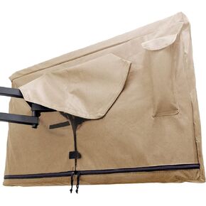 Outdoor TV Cover 40, 42, 43 inch - with Zipper, Weatherproof, Waterproof 360 Degrees Protection, Soft Non Scratch Interior - Beige