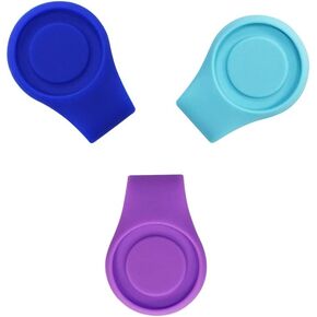 Myartte Silicone Golf Ball Marker Hat Clip Strong Magnetic Closure Great for Golf Gift for Women Men Golfer (Pack of 3 4 or 7)