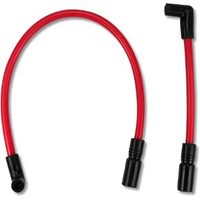 10.4mm 10mm Spark Plug Kit Fit for Harley Davidson Big Twin 1999-2019 FXD Dyna Softail, Replace DYNA-409RD - Red