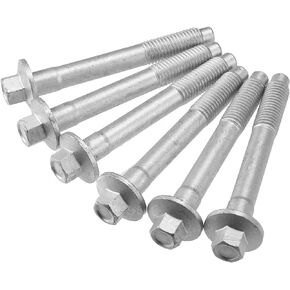 X AUTOHAUX 6 Pcs Wheel Hub Bearing Mounting Bolts for Jeep Grand Cherokee 2000-2010 34201535 Silver Tone Metal