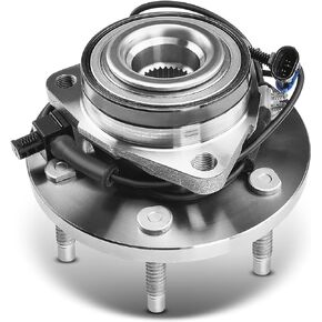 A-Premium Front Wheel Bearings and Hub Assembly Compatible with Hummer H3 2009-2010, H3T 2009-2010, w/ABS 6-Lug, Replace # 515128