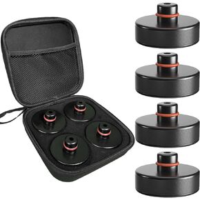 BANGTING Lifting Jack Pad Set Compatible with Tesla Model 3/S/X/Y, 4 Pucks with a Storage Case, Accessories for Tesla Vehicles