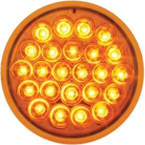GG Grand General 78270 4 Inches Pearl Amber 24-LED Light, Amber Lens