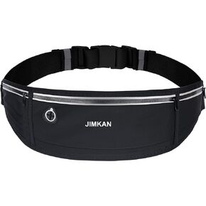 حزام جري نحيف للهاتف، حقيبة فاني للتمرين للنساء والرجال، حقيبة خصر كبيرة السعة مع 3 جيوب، حقيبة جري لا ترتد للمشي وركوب الدراجات والمشي وصالة الألعاب الرياضية (رمادي) in Kuwait