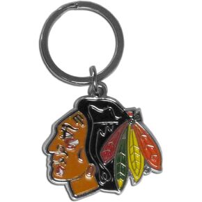 Siskiyou Sports NHL Chrome and Enameled Key Chain