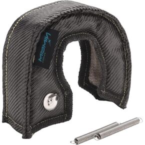 Carbon Fiber Turbo Blanket T25 Cover Turbocharger Heat Shield Cover Fastener Springs for T25
