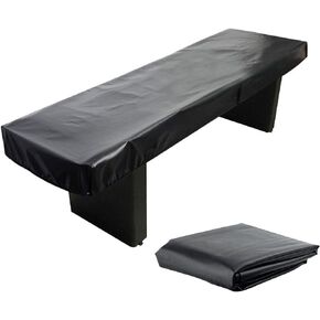 BOSKING Waterproof Shuffleboard Table Cover Heavy Duty Leatherette Game Table Covers fit 9FT Shuffleboard Table (Leatherette)