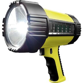 Wagan EL2484 Brite Nite 2 Million LED Spotlight LED Lantern Rechargeable Battery Water Proof, Silver