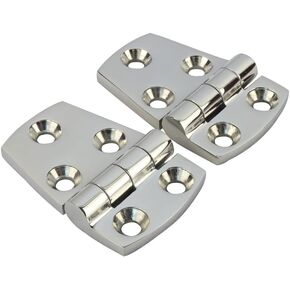 Marine Boat Hatch Hinge 316 Stainless Steel Hinge Heavy Duty Deck Hinges (Pair) (1.5''X2.75'')