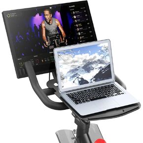 ZHANDEYUA All-New Tabletop Tray Holder for Peloton Bike Mount - Premium Aluminum Stand for Tablets, laptops, Books, Phones, etc. - Riding Work Surface ，Bikes Accessories for Peloton (Not for Bike+)