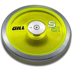 Gill Athletics S6 Spin Disc for Track - 1.6 KG Discus Training Equipment, 60% Rim Weight, 1.6k Track & Field Throwing Equipment, Mens Discus and Womens Discus 1.6kg - 1.6k Discus Track and Field