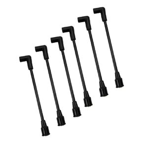 EMIHO 18-28080 3.0L Spark Plug Wire 8mm Compatible with Sierra Marine Mercruiser, 6 Pack Black