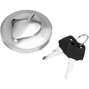 Fuel Gas Tank Door Cover Cap Fuel Filler Door Cover W/Keys for Honda Shadow Rebel MAGNA VTX VT600 750 1100 1300