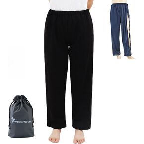 WEEOATAR Unisex Bedridden Patient Clothing,Disability Clothing,Patient Care Clothes with Zippers,Tear Away Pants Nursing Aid