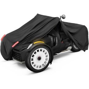 KEMIMOTO Full Cover Compatible with Can-Am Ryker 600 900 Sport Rally Edition Ryker Bike Full Cover All Weather Resistant with Reflective Strips