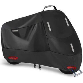 SECELES Mini Motorcycle Cover for Honda Monkey Moped Cover Waterproof Outdoor for Khawasaki Z125 pro 300D Oxford Small Motor Rain Covers S (67.7" x 33" x 39")