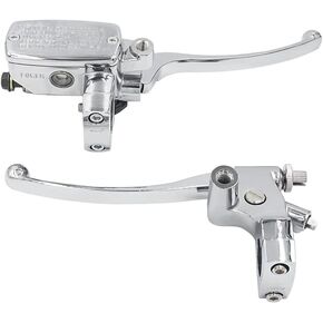 Triumilynn 1" 25mm Brake Clutch Master Cylinder for Honda Shadow VT600 VT750 VT1100 VT1300 VTX1300 VF750 Kawasaki Suzuki Yamaha