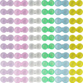 YOOHUA 60PCS Colorful Contact Lens Case - Bulk Eye Lense Cases, Holder Container Case