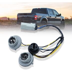 مجموعة مصابيح الذيل متوافقة مع Ford F-150 2018 2019 2020 نوع الهالوجين، F150 OE-Style استبدال JL3Z-13404-H، مع لمبة وحزام أمان، بدون LED، بدون نقطة عمياء، جانب الركاب الأيمن in Kuwait