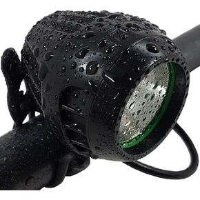 Newly Upgraded and Fully Waterproof 1200 Lumen Rechargeable Mountain, Road Bike Headlight, 6400mAh Battery (Now 5+ Hours on Bright Beam). Free Diffuser Lens/TAILLIGHT