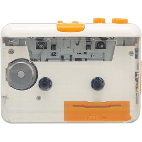 Cassette Player, Portable Tape Player Drive Free USB Cassette to MP3 Converter with Earphone Volume Control, Plug and Play Clear Sound Walkman Cassette for USB drive for CD for iPod for Windows