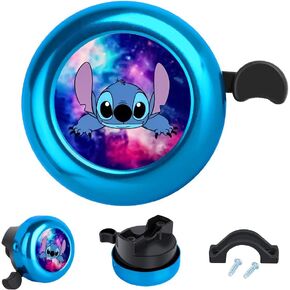 Bike Bell Aluminum Frozen Elsa Princess Minnie Stitch Cartoon Cute Bicycle Bell Loud Clear Sound Bike Accessories for Adults Kids Girls Boys Women