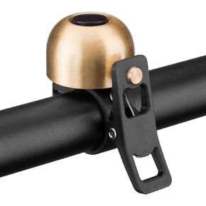 ROCKBROS Bike Bell, Copper Alloy Bike Bell, Loud Sound Classic Bike Ring Bell for Adults, for 0.82’’-0.9’’/21-23mm Handlebar Diameter