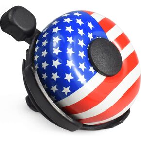 MARQUE Bike Bell for Adults & Kids – Nice, Loud, Crisp Ding Sound Bicycle Bell – Must Have Bicycle Accessories for Mountain MTB, Beach Cruisers, Commuter, Kids Bike – Easy to Install on Handlebar