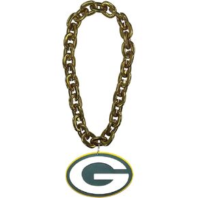 Aminco NFL Green Bay Packers Team Fan Chain, Gold