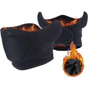 HEROBIKER Neck Gaiter Motorcycle Face Mask Half Masks Windproof Balaclava Protective Keep Warm Shield for Running Skiing Snowboarding Motorcycle Riding & Other Sports Men & Women