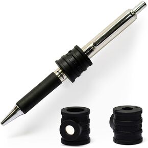 Better Labz STICK-O PEN Magnetic Pen Pencil Holder - Holds most pens, pencils, and thin markers. Ideal for Fridges, Task BoardS, Workshops, Classrooms, Offices, and Kitchens. (Three Pack)