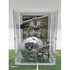 Las Vegas Raiders NFL Helmet Shadowbox w/Maxx Crosby card