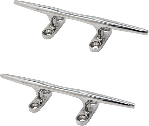 يانيو قارب قفص الاتهام المربط 6 بوصة قارب المربط قاعدة مفتوحة المربط البحرية الثقيلة 316 الفولاذ المقاوم للصدأ مع 8 قطع مسامير (2 حزمة) in Kuwait