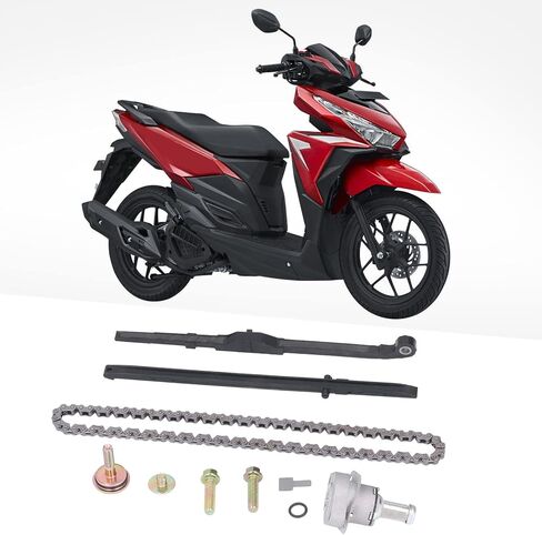 مجموعة سلسلة توقيت أراموكس، مجموعة شداد سلسلة توقيت المحرك تناسب معظم الدراجات البخارية الصينية مع محركات 150cc GY6 in Kuwait