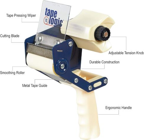 Aviditi Tape Logic 2 Inch Heavy-Duty Packing Tape Dispenser Gun, for Packing, Shipping, Moving and Warehouse Use (1 Dispenser) in Kuwait
