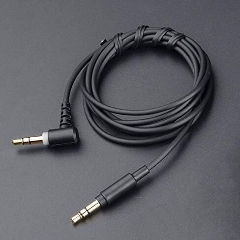 كابل صوت بديل لسماعات الرأس WH-1000XM5 WH-1000xm3 متوافق مع سماعات Sony MDR-10R / MDR-100ABN / MDR-1A / MDR-XB950B1 / MDR-1000X / MDR-1ADAC/WH-1000XM4 - أسود in Kuwait