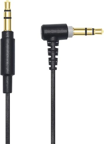 كابل صوت بديل لسماعات الرأس WH-1000XM5 WH-1000xm3 متوافق مع سماعات Sony MDR-10R / MDR-100ABN / MDR-1A / MDR-XB950B1 / MDR-1000X / MDR-1ADAC/WH-1000XM4 - أسود in Kuwait