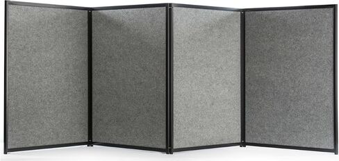Trade Show Presentation Board, 4 Panels Fit 8-Foot Table, Double Sided, Choose with or Without Lights in Saudi Arabia