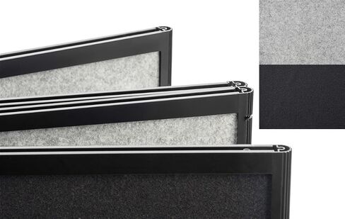 Trade Show Presentation Board, 4 Panels Fit 8-Foot Table, Double Sided, Choose with or Without Lights in Saudi Arabia