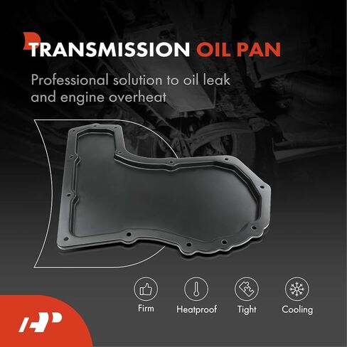 A-Premium Transmission Oil Pan with Drain Plug & Gasket Compatible with 4T40-E 4T45-E Transmission & Chevy Cavalier Cobalt HHR Malibu & Pontiac G5 G6 Grand Am Sunfire & Saturn Aura L100/200/300 in Saudi Arabia