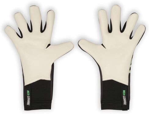 Umbro Junior Neo League Goalkeeper Gloves, Black/White/Teal in Saudi Arabia