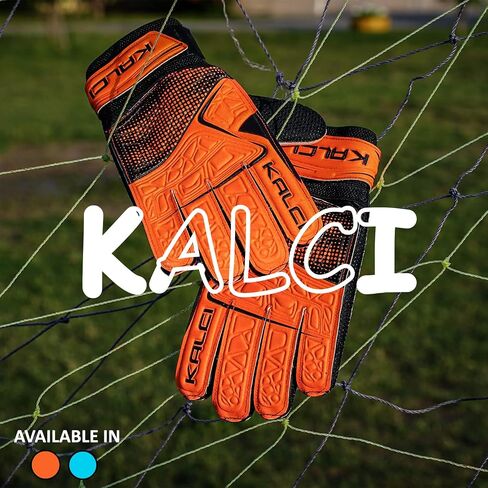 Soccer Goalie Goalkeeper Gloves for Kids Youth Junior Boys Children Football Gloves with Strong Grips Palms, Hook & Loop Straps for Wrist Support in Saudi Arabia