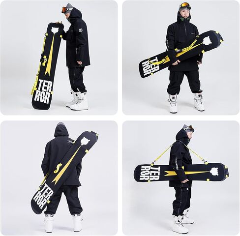SUPBOARD Snowboard Sleeve Soft Cover Case, with Rubber Bumpers, Detachable Padded Shoulder Strap, Fit in Bag Storage Transport Protection in Saudi Arabia