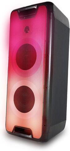 مكبر صوت محمول للحفلات من جيميني GLS-550 - قوة عالية 800 وات، تأثيرات إضاءة LED، بث بلوتوث من فئة هاي فاي، بطارية طويلة الأمد، تتضمن ميكروفون وجهاز تحكم عن بعد in Kuwait