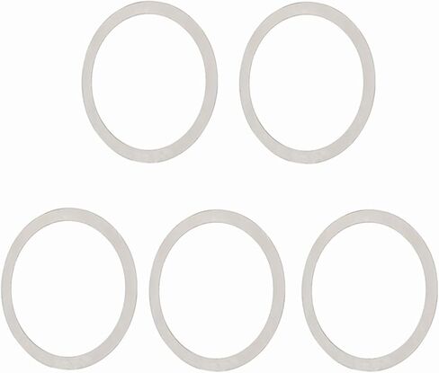 Yundxi 5 Pieces Bike Bottom Bracket Gasket Crank Washer Aluminum Alloy Bicycle Flywheel Hub Washer Spacer Diameter 24mm/29mm/30mm in Saudi Arabia