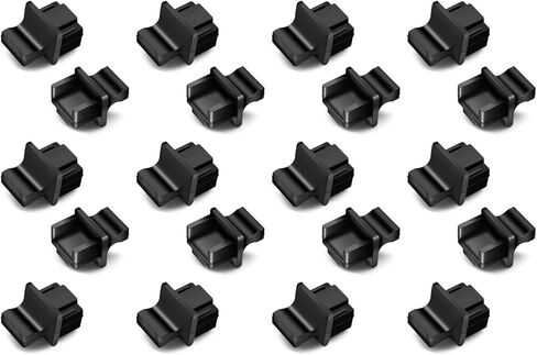 BUNGPUNG RJ45 Dust Covers Caps Ethernet LAN Port Protector Suitable for Network Swticher/Router/Hub/Cards/Computer/Copper Transceiver Module Silicone 20pcs/Pack in Kuwait