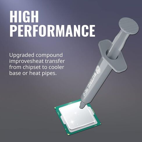 Cooler Master MasterGel Pro V2 High Performance Thermal Compound with High CPU/GPU Conductivity W/m.k= 9m Design for CPU and GPU Coolers in Saudi Arabia
